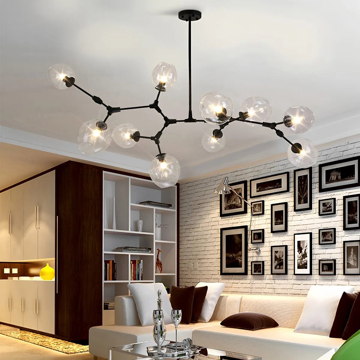 Antizer Freya Modern Glass Chandelier