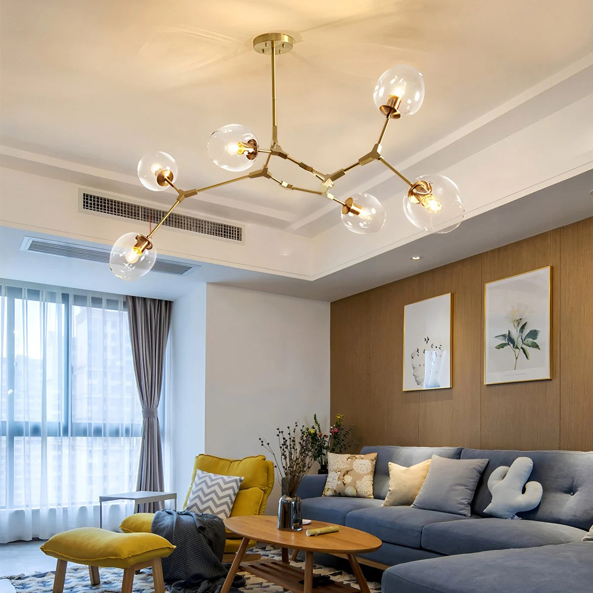 Antizer Freya Modern Glass Chandelier