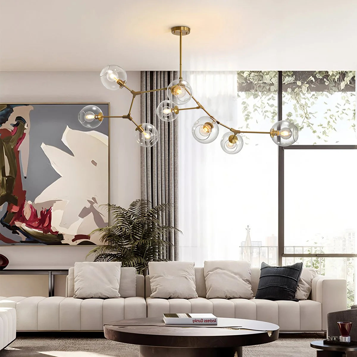 Antizer Freya Modern Glass Chandelier