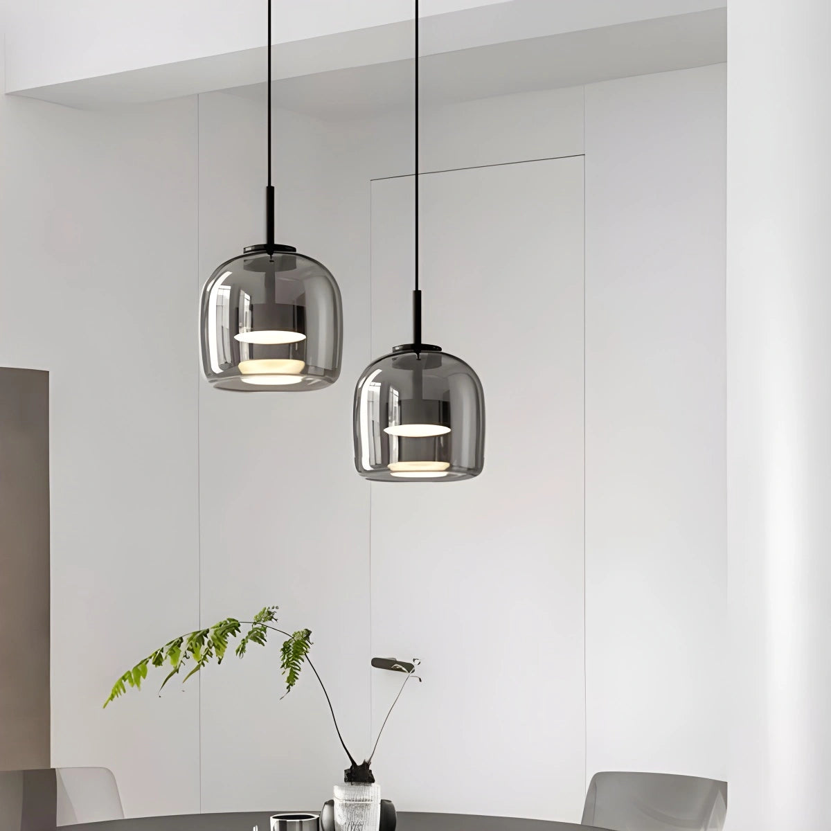 Antizer Morden Glass Pendant Light for Dining Room