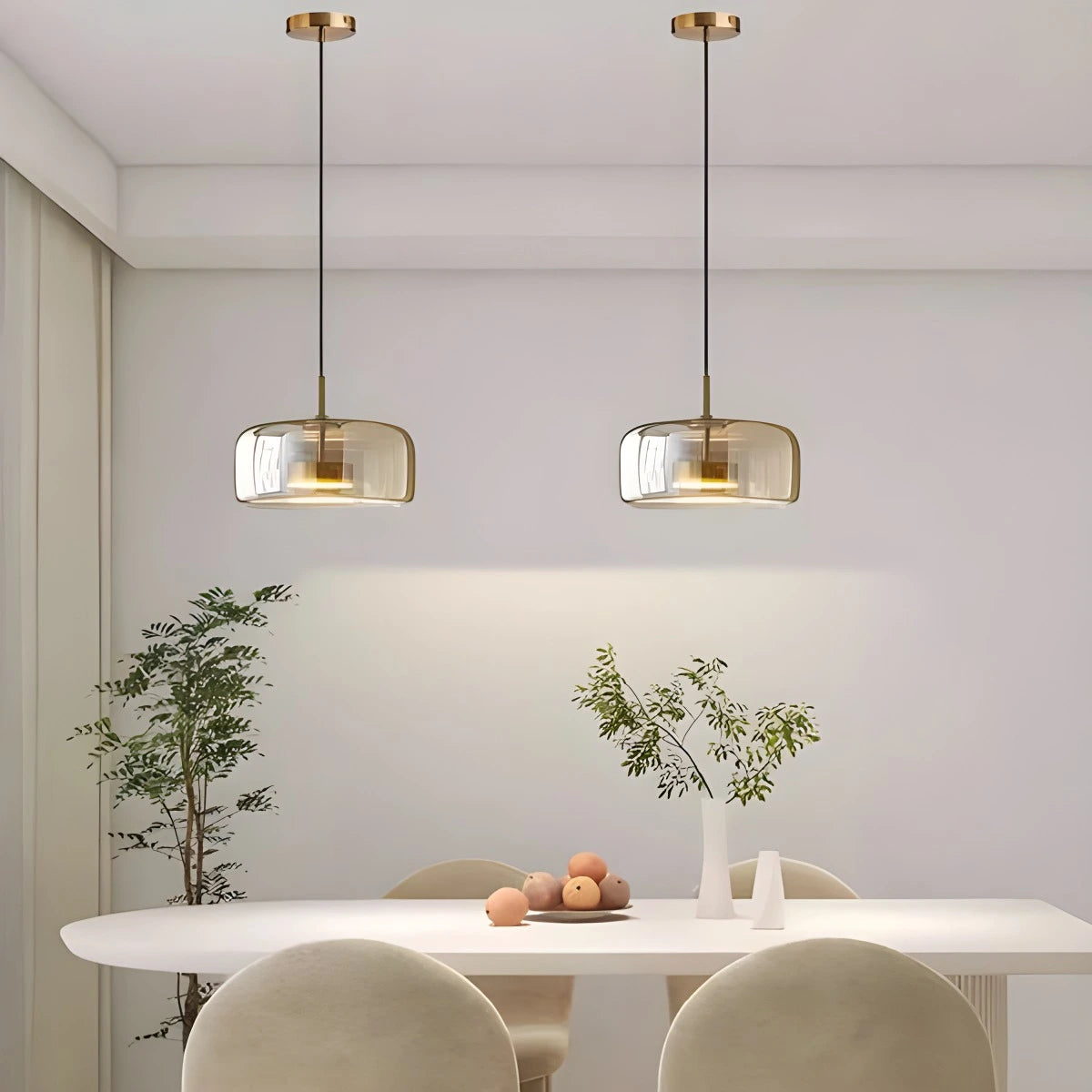 Antizer Morden Glass Pendant Light for Dining Room
