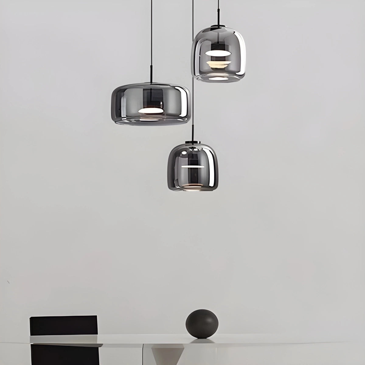 Antizer Morden Glass Pendant Light for Dining Room