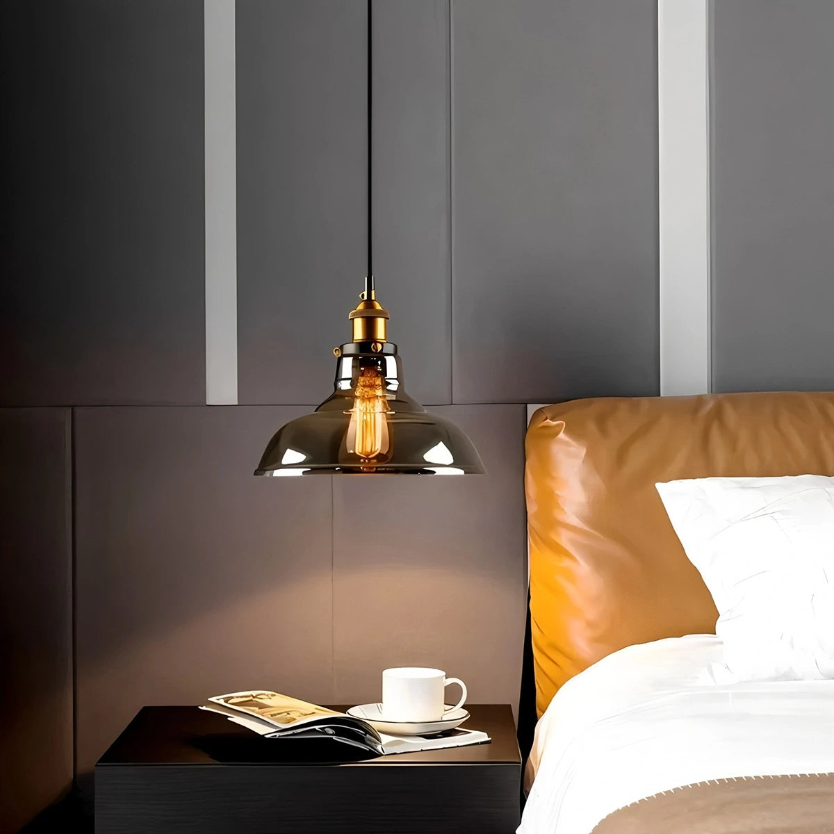 Antizer Mabel Glass Pendant Light for Kitchen Island