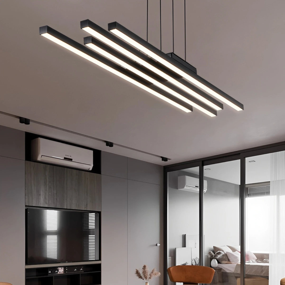 Antizer Linear Multi-Bar LED Pendant Light