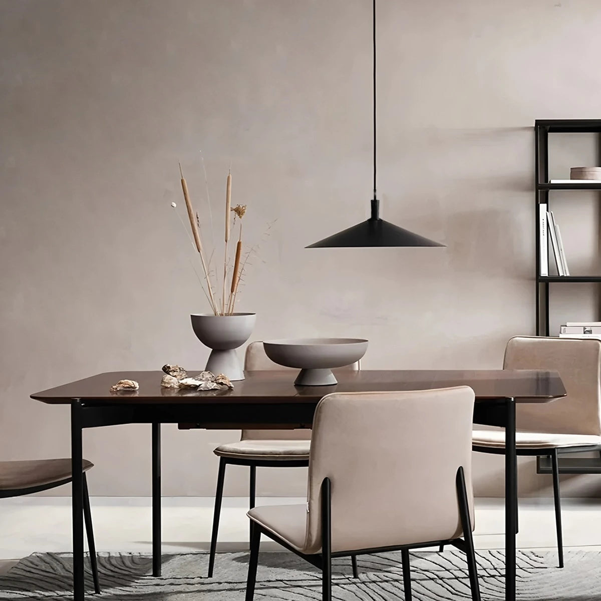 Antizer Minimalist Flying Saucer Pendant Light for Dining Room