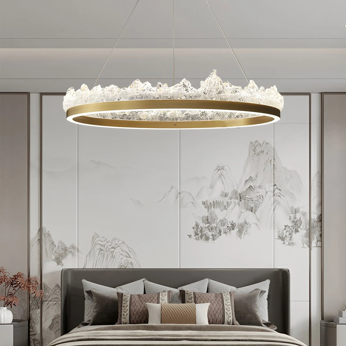 Antizer Modern Light Luxury Iceberg Chandelier