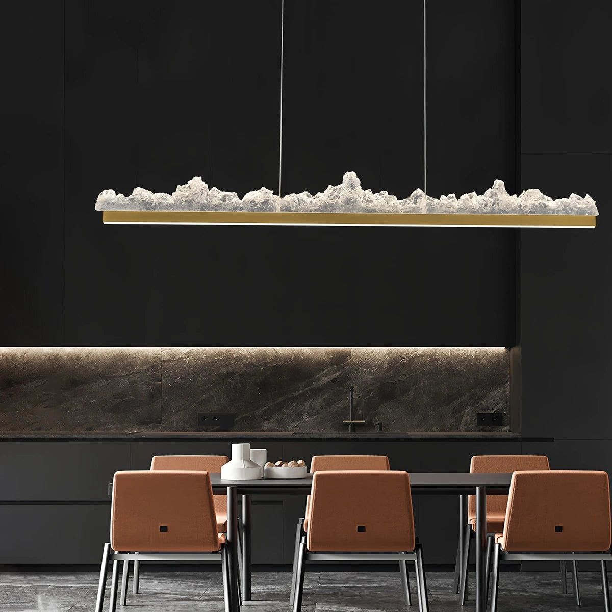 Antizer Modern Light Luxury Iceberg Chandelier