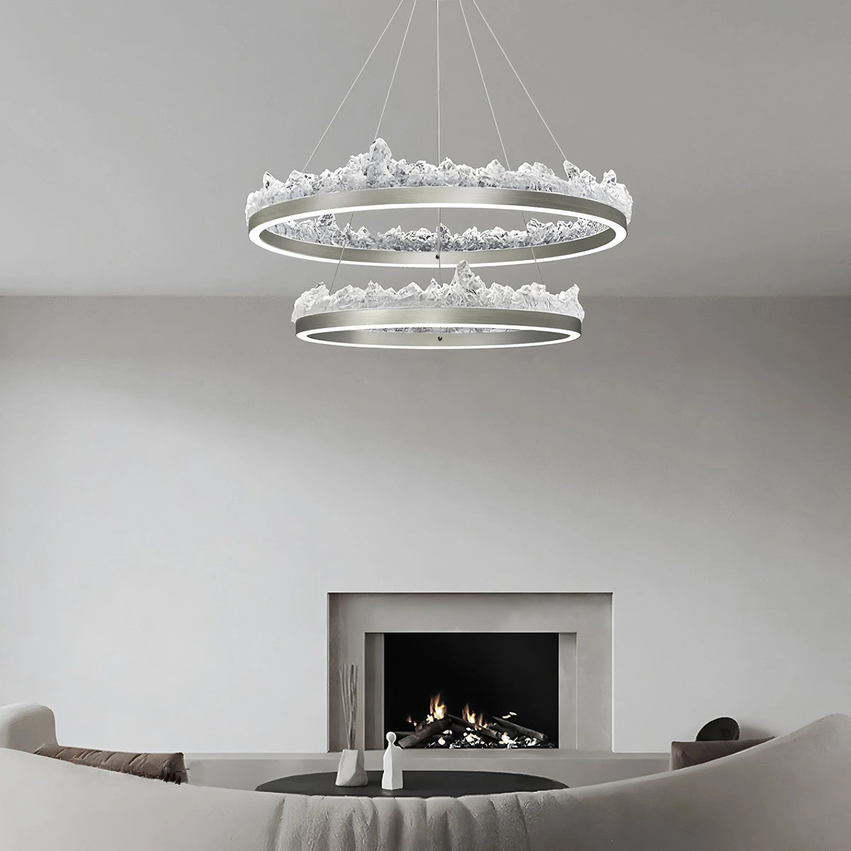 Antizer Modern Light Luxury Iceberg Chandelier