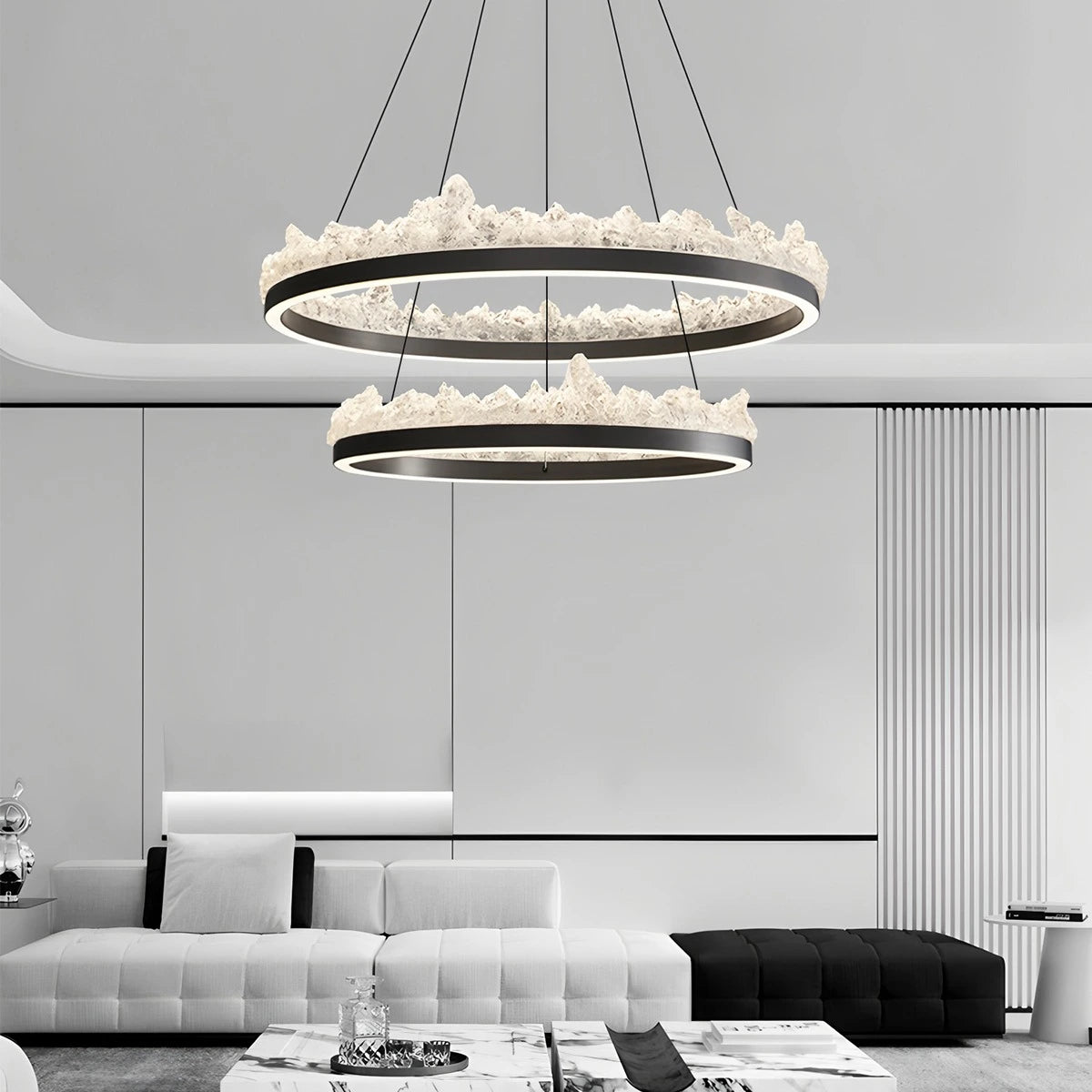 Antizer Modern Light Luxury Iceberg Chandelier