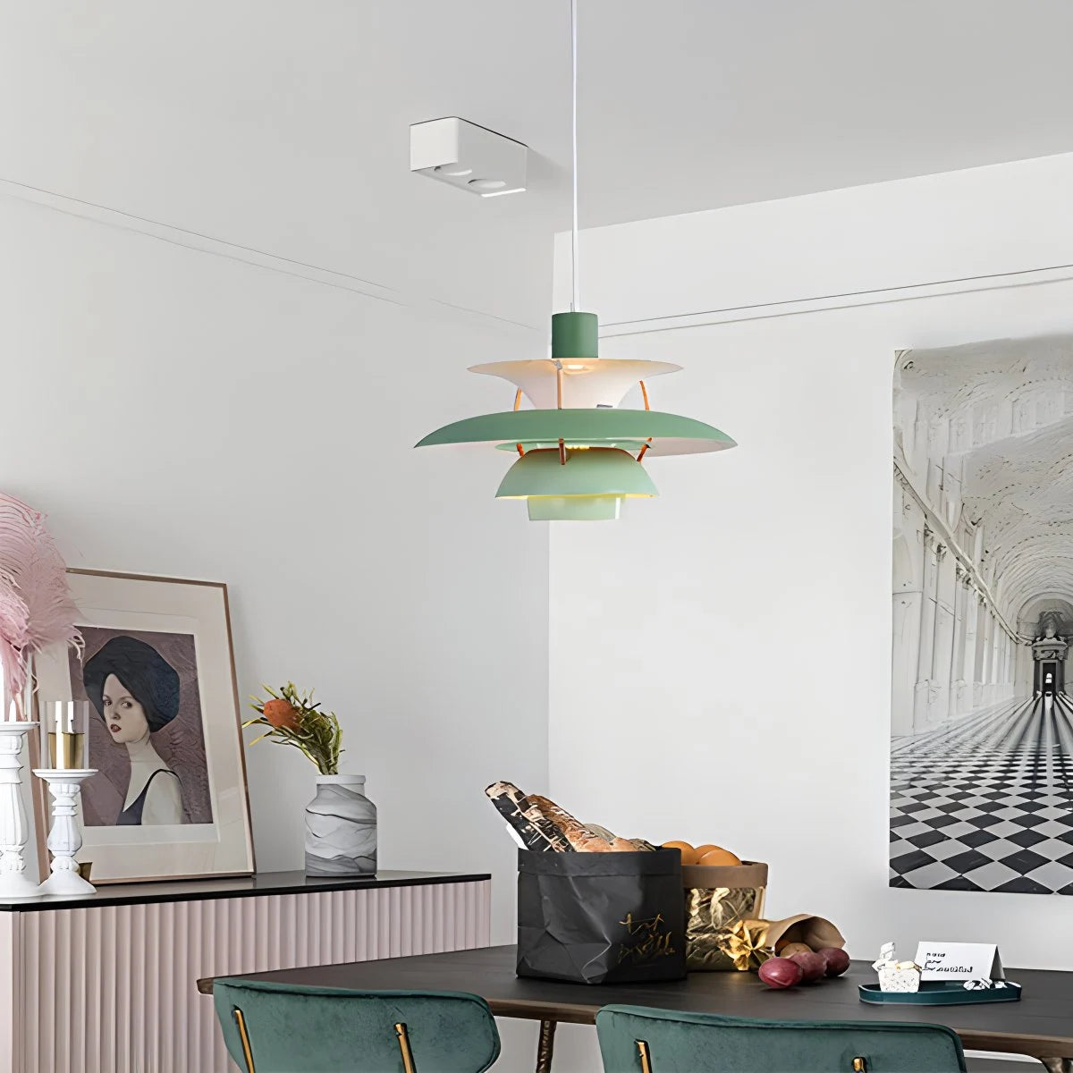 Antizer Modern Nordic Style Multi-layer Hanging Pendant Lamp