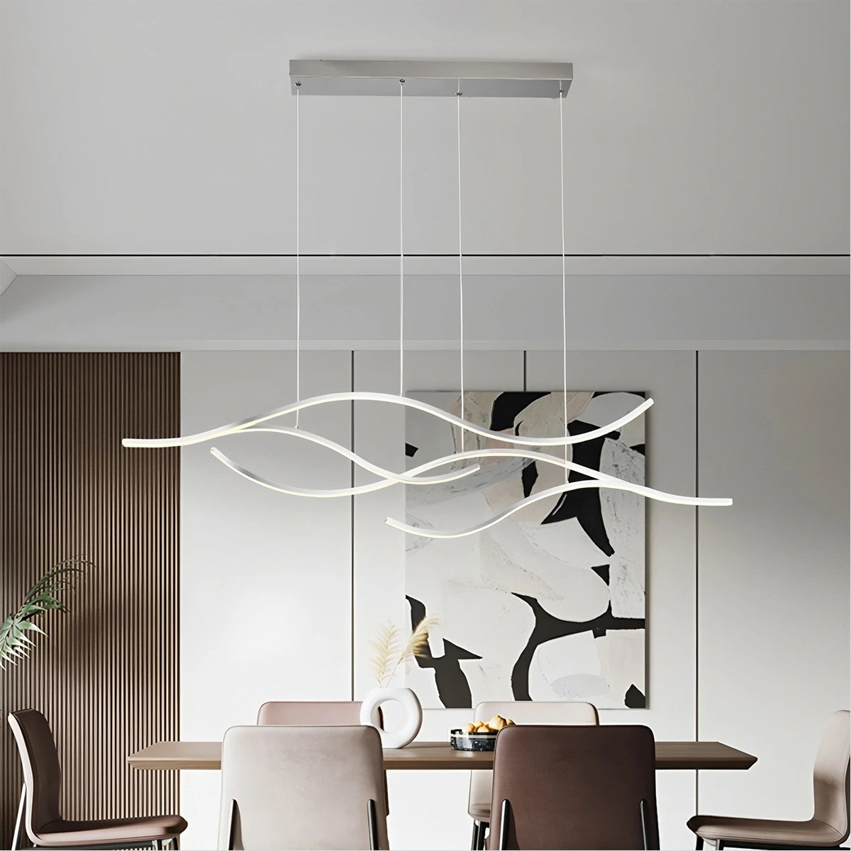 Antizer Modern Waves Hanging Pendant Light