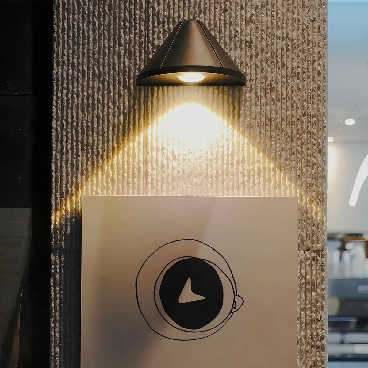 Antizer Outdoor Waterproof Cone Wall Light