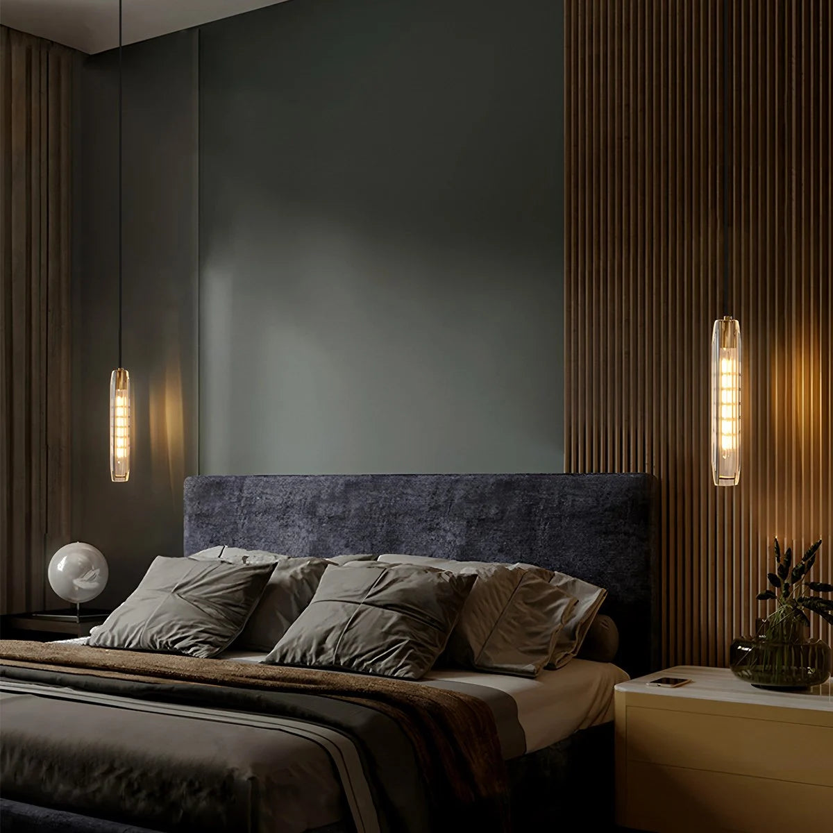 Antizer Rod Light Elegant Post Modern Pendant Light