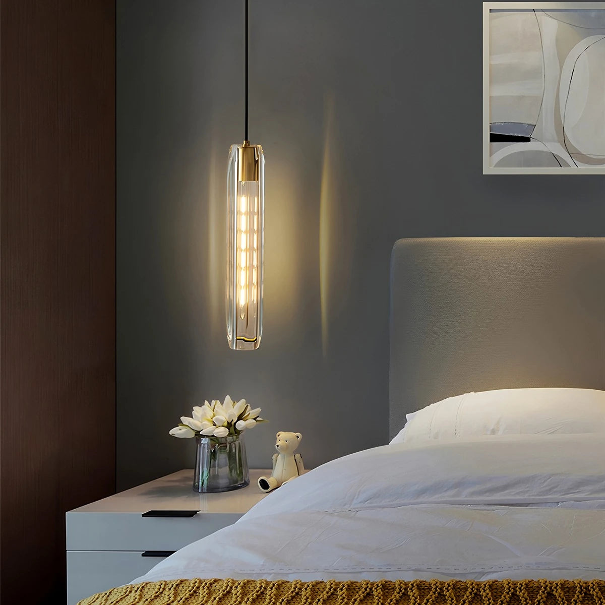 Antizer Rod Light Elegant Post Modern Pendant Light