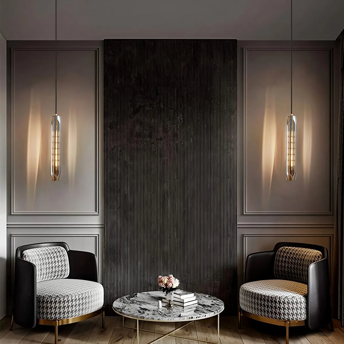 Antizer Rod Light Elegant Post Modern Pendant Light