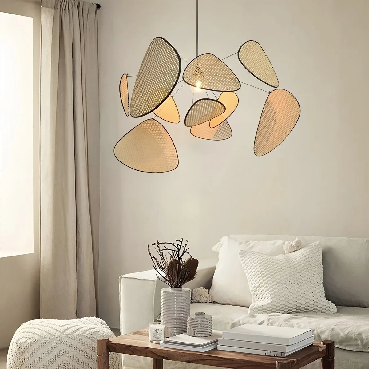 Antizer Screen Cannage Suspension Chandelier
