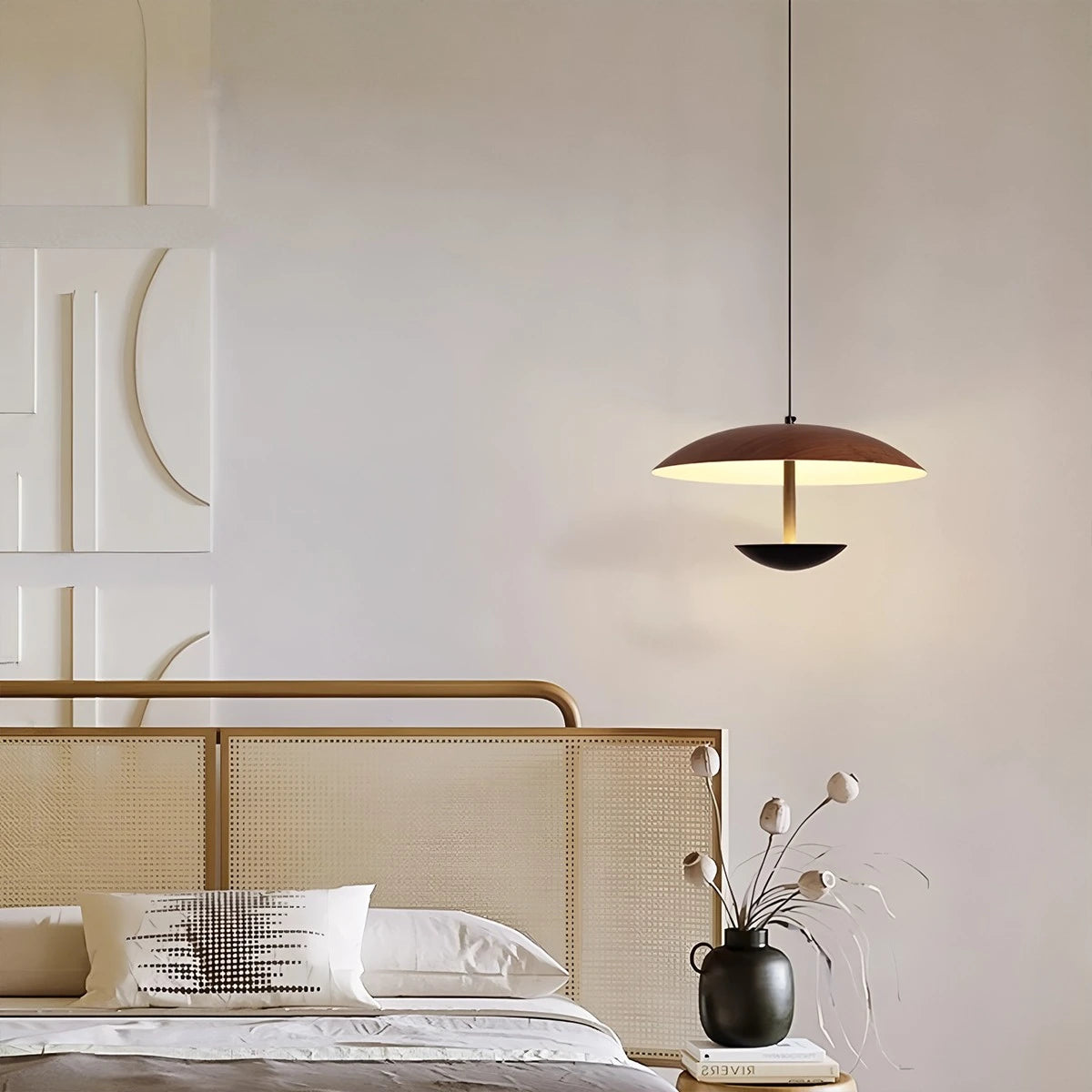Antizer UFO Wrought Iron Pendeant Light for Living Room
