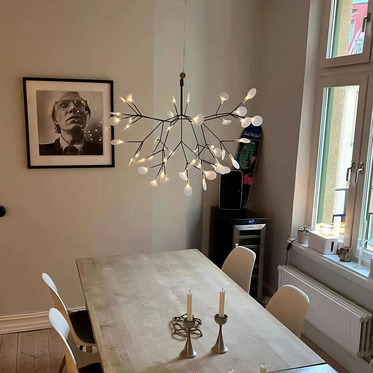 Antizer Black Firefly LED Chandelier