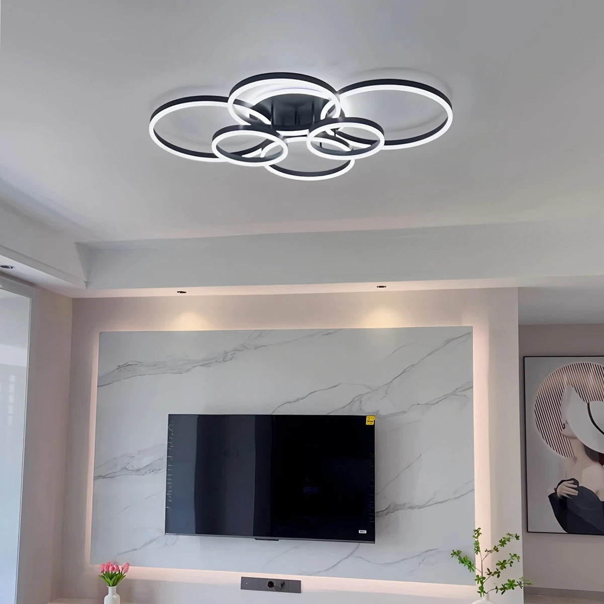 Antizer Circular LED Ceiling Light for Living Room
