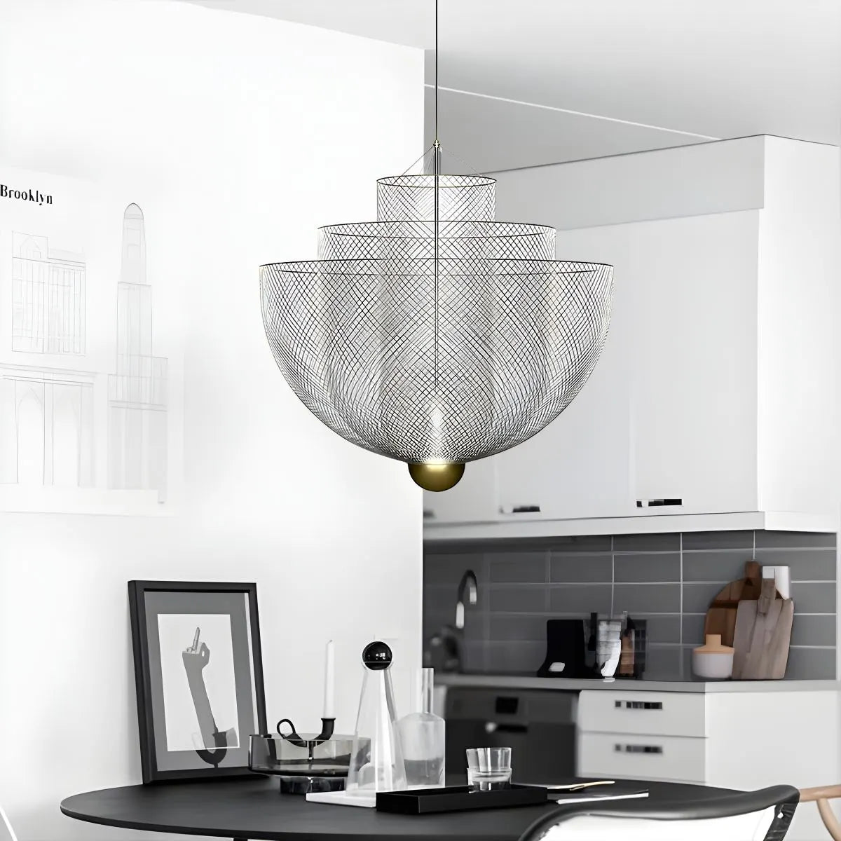 Antizer Meshmatics Hanging Lamp for Kitchens Dining Room