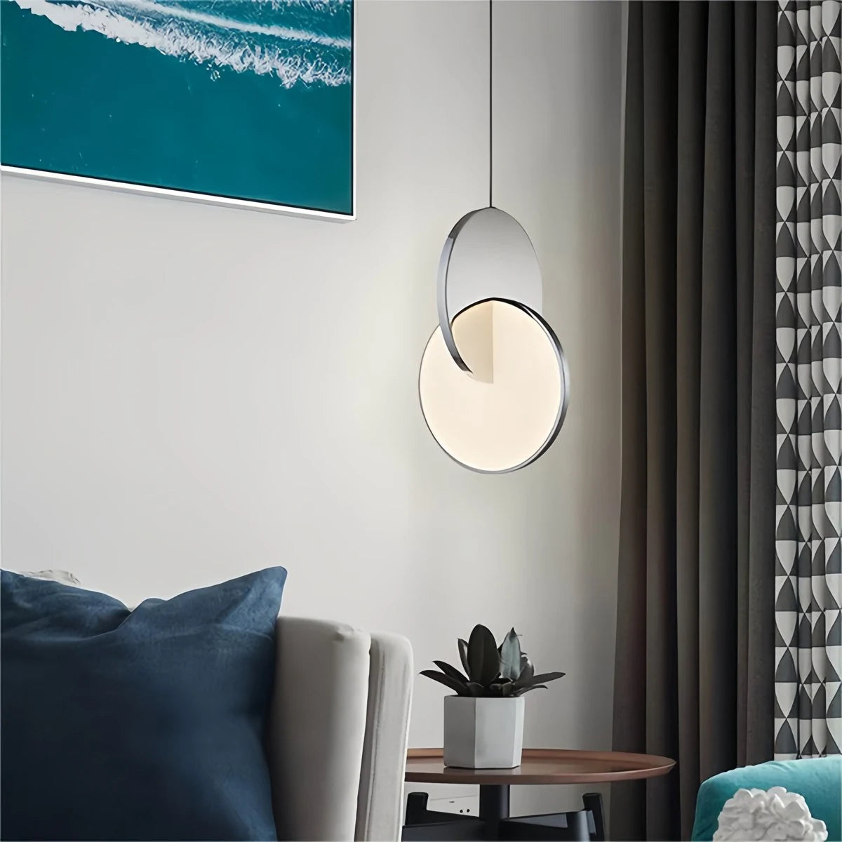 Antizer Minimalist LED Pendant Light for Living Room Kitchen
