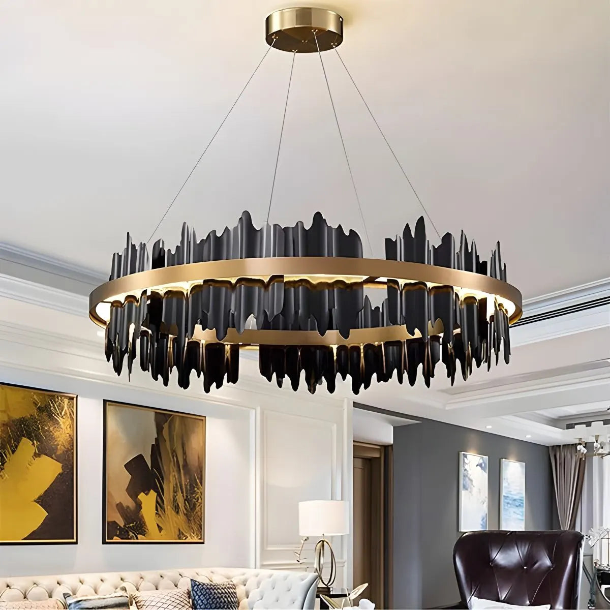 Antizer Modern Creative Round Chandelier