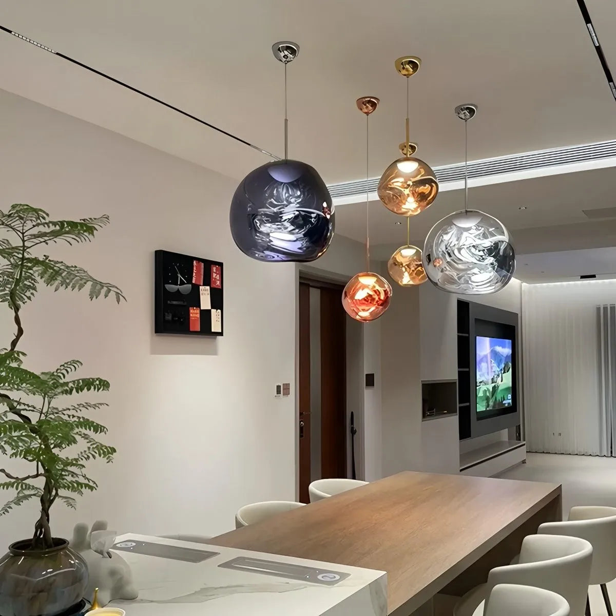 Antizer Modern Lava Pendant Light for Dining Room