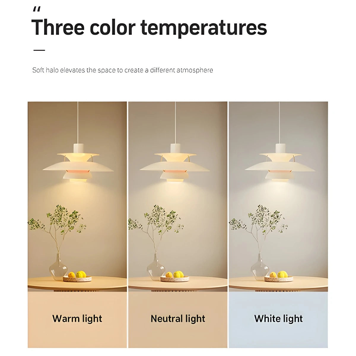 Antizer Modern Nordic Style Multi-layer Hanging Pendant Lamp