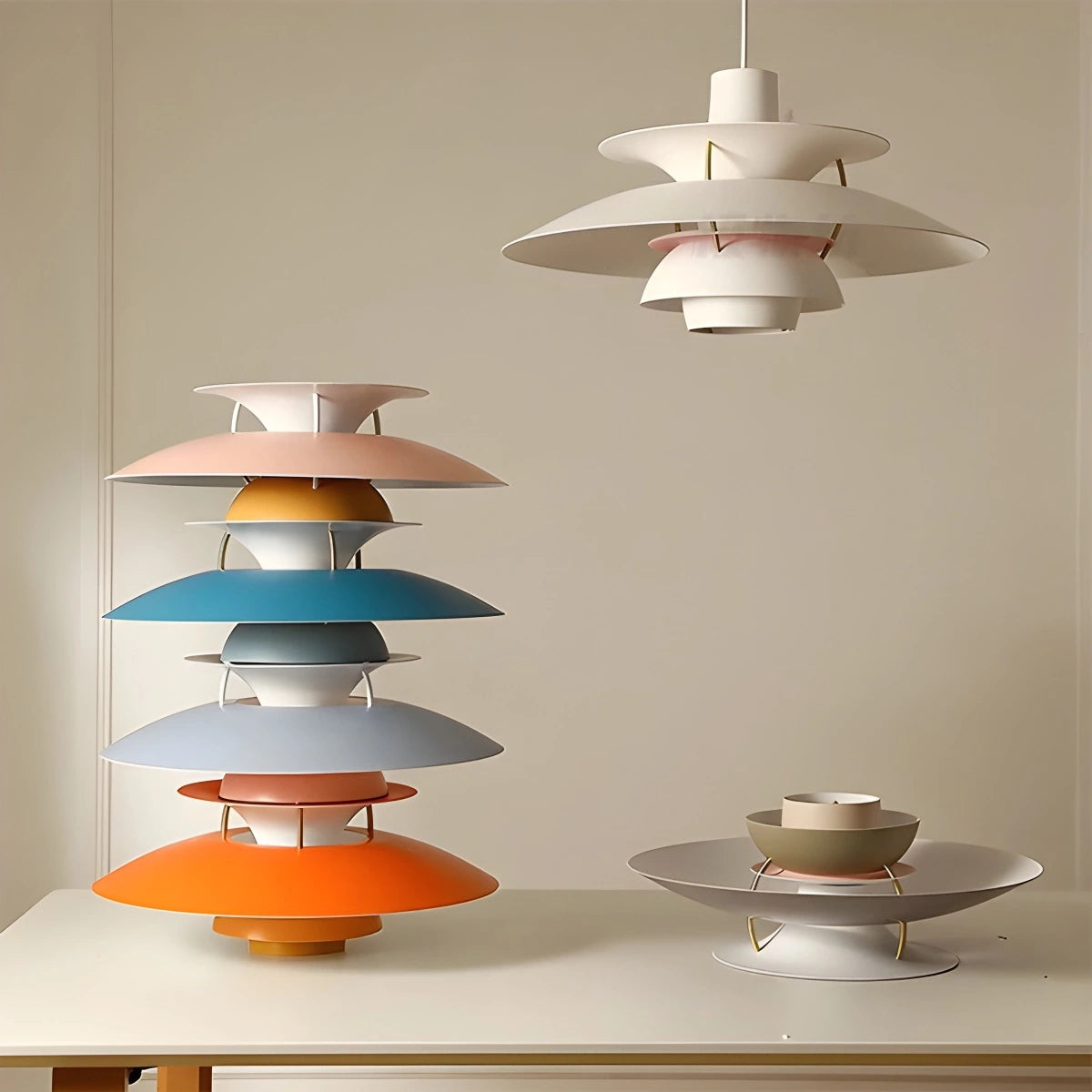 Antizer Modern Nordic Style Multi-layer Hanging Pendant Lamp