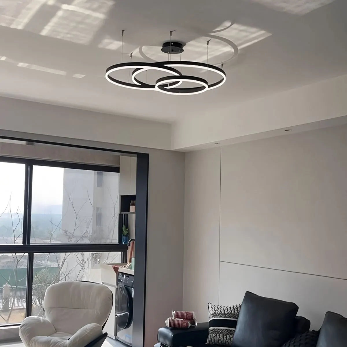 Antizer Modern Wireless Ring Chandelier Ceiling Lamp
