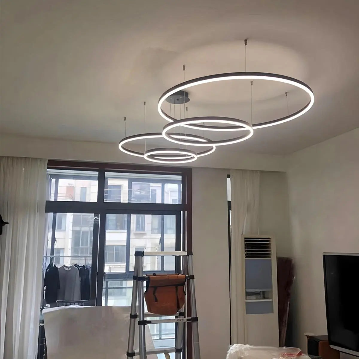 Antizer Modern Wireless Ring Chandelier Ceiling Lamp