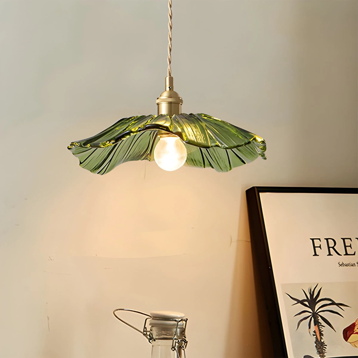 Antizer Nordic Japanese Glass Chandelier for Living Room