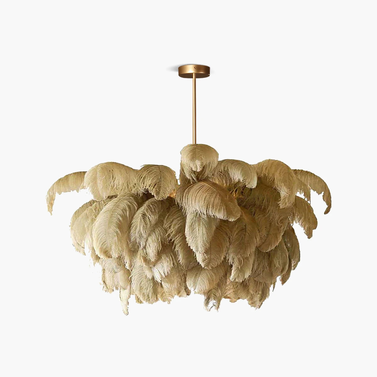 Antizer Ostrich Feather Chandelier Multiple Colors Available