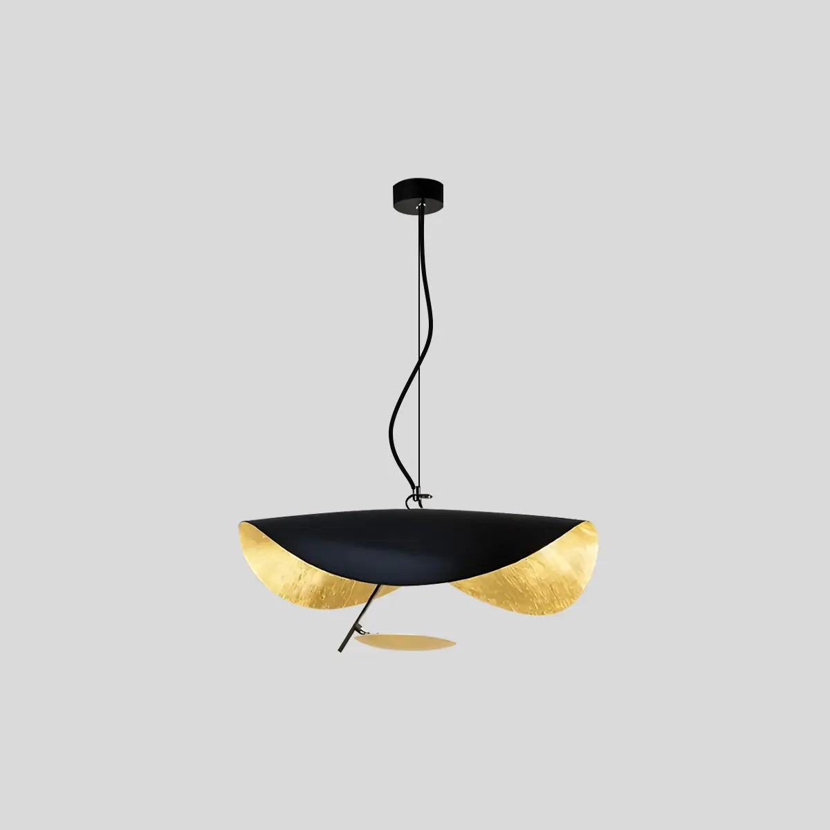 Antizer Modern Sculptural Leaf Pendant Light