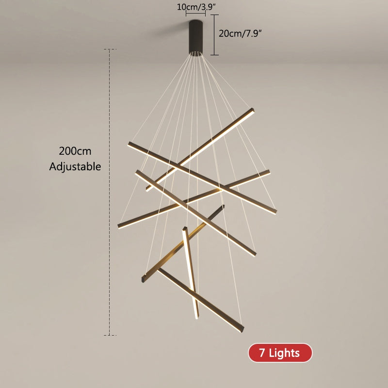 Antizer Custom Multi Light Sticks LED Chandelier