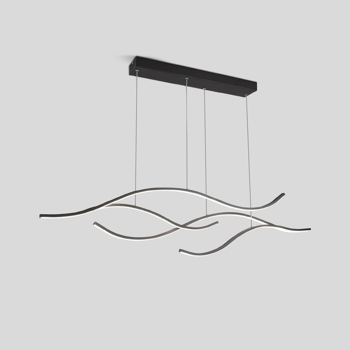 Antizer Modern Waves Hanging Pendant Light