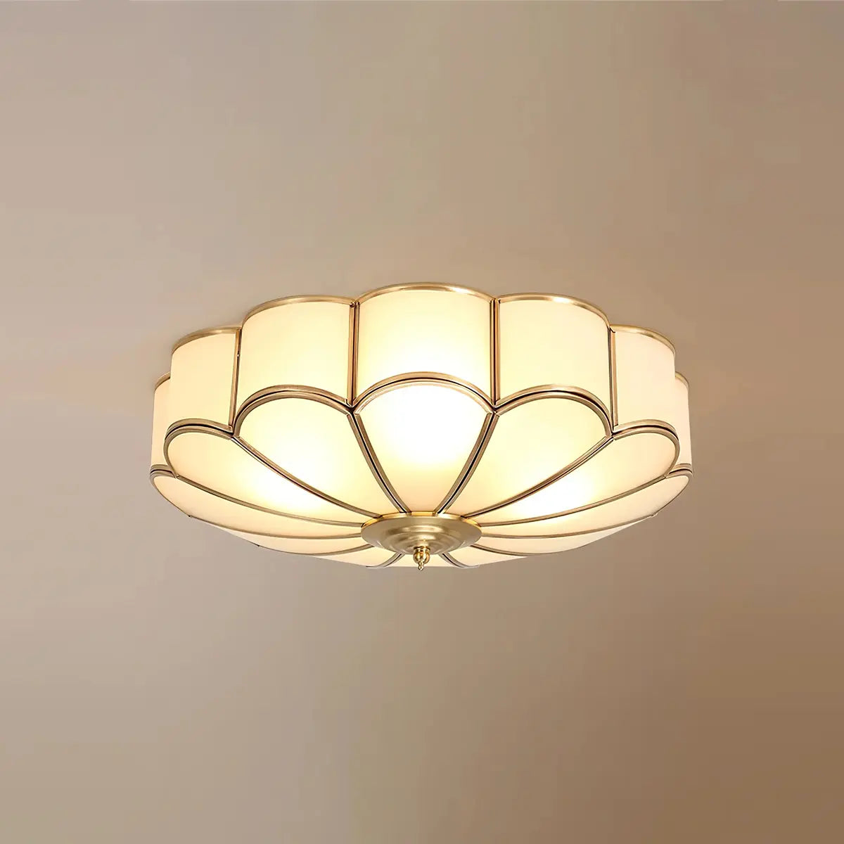 Antizer Flower Shape Glass Recessed Ceiling Light