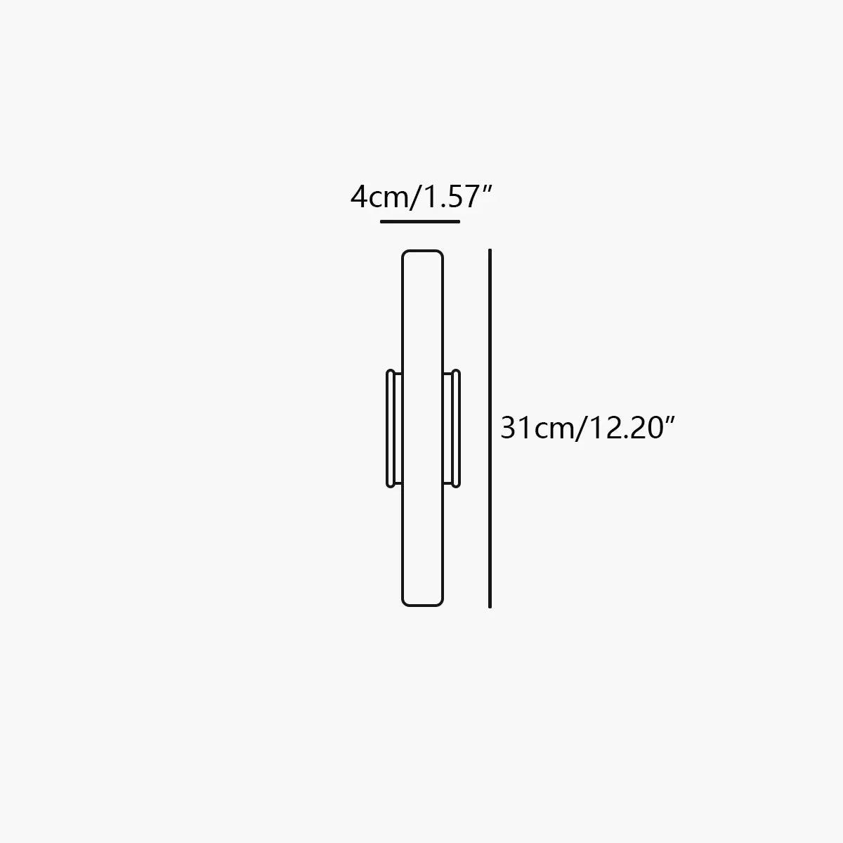 Antizer Simple Linear Ceiling Light for Living Room