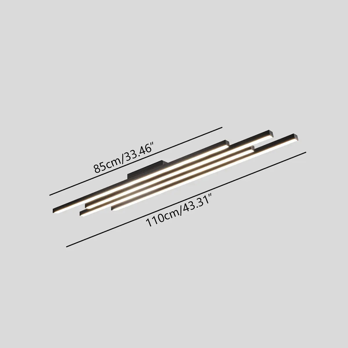 Antizer Linear Multi-Bar LED Pendant Light