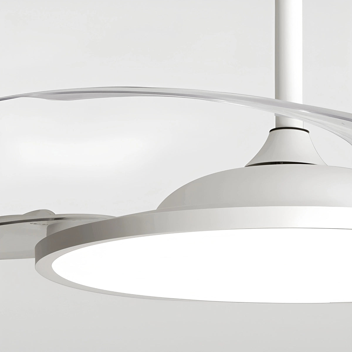 Antizer Silent Remote Control White Ceiling Fan Light