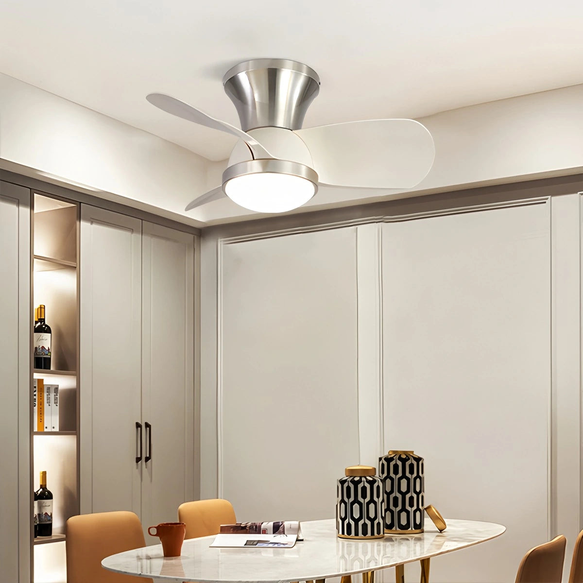 Antizer Simple Ceiling Fan Light for Children's Room