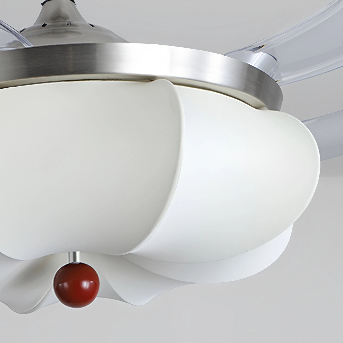 Antizer Retro Fabric Ceiling Fan Light for Dining Room