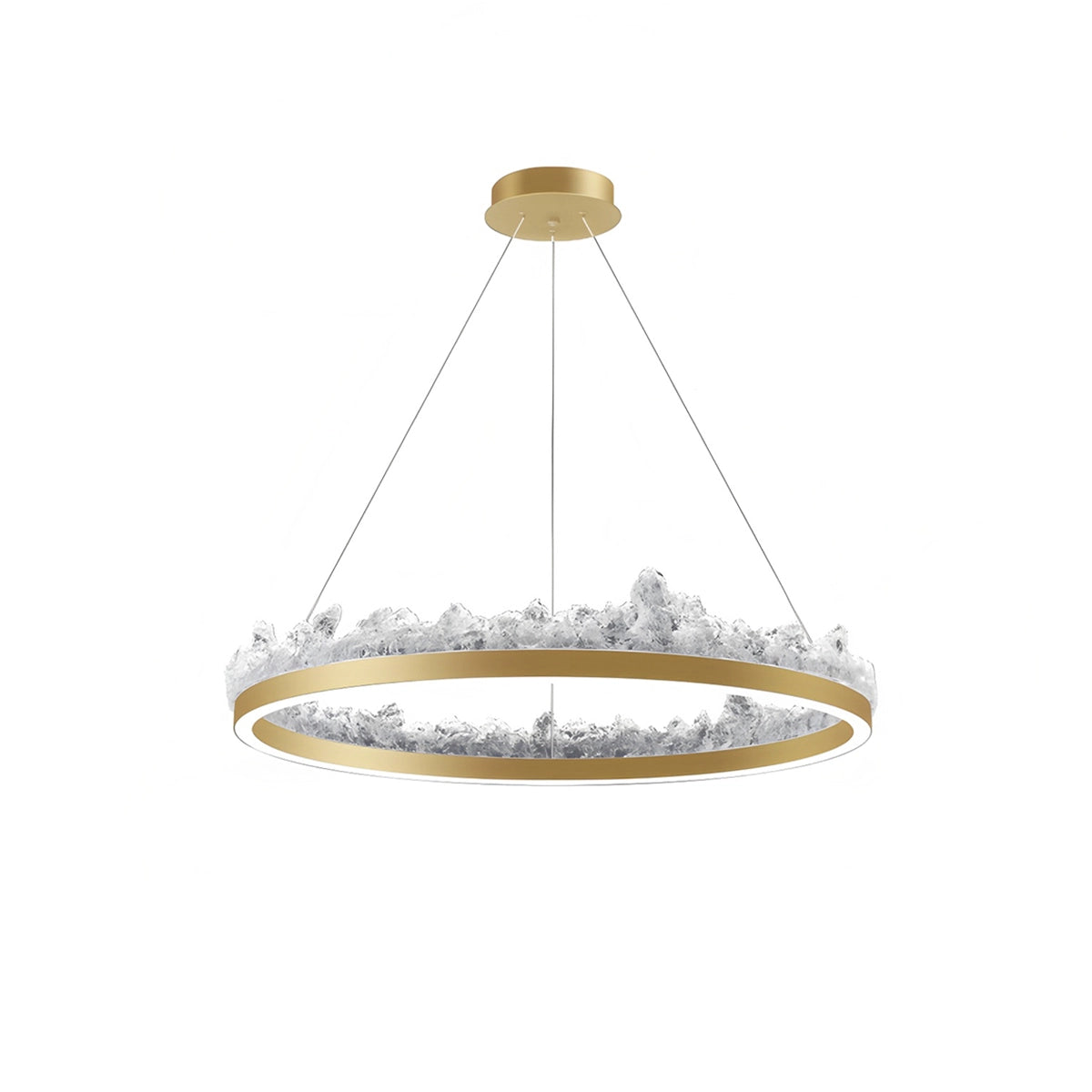 Antizer Modern Light Luxury Iceberg Chandelier