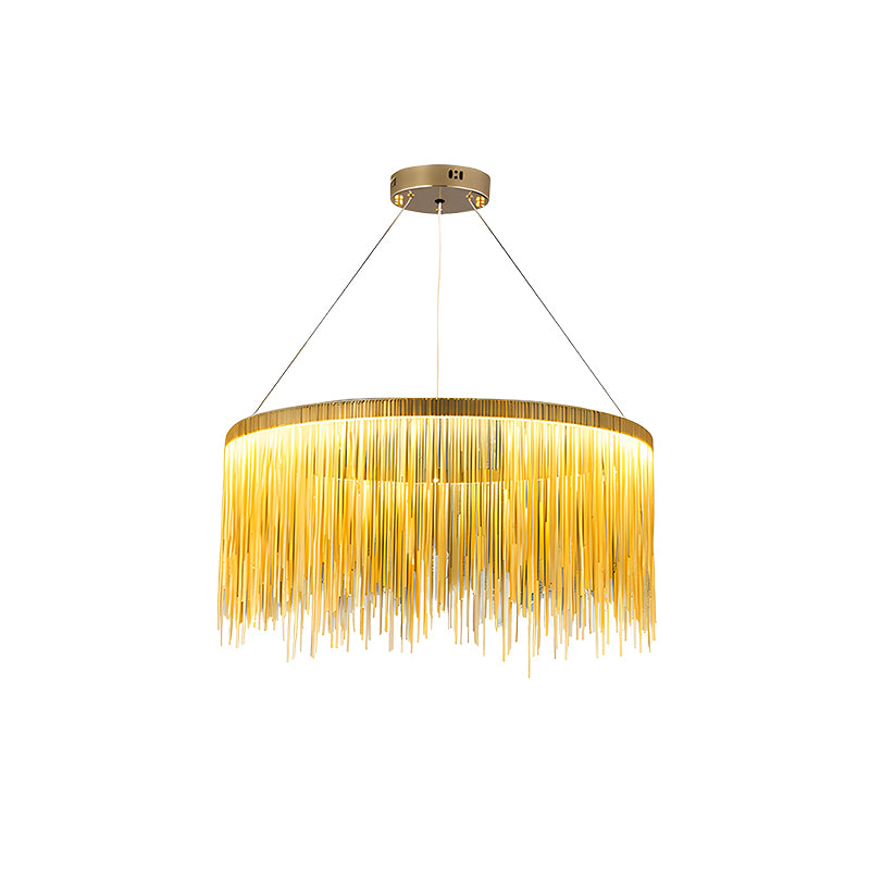 Antizer Modern Art Decor Tassel Chandelier