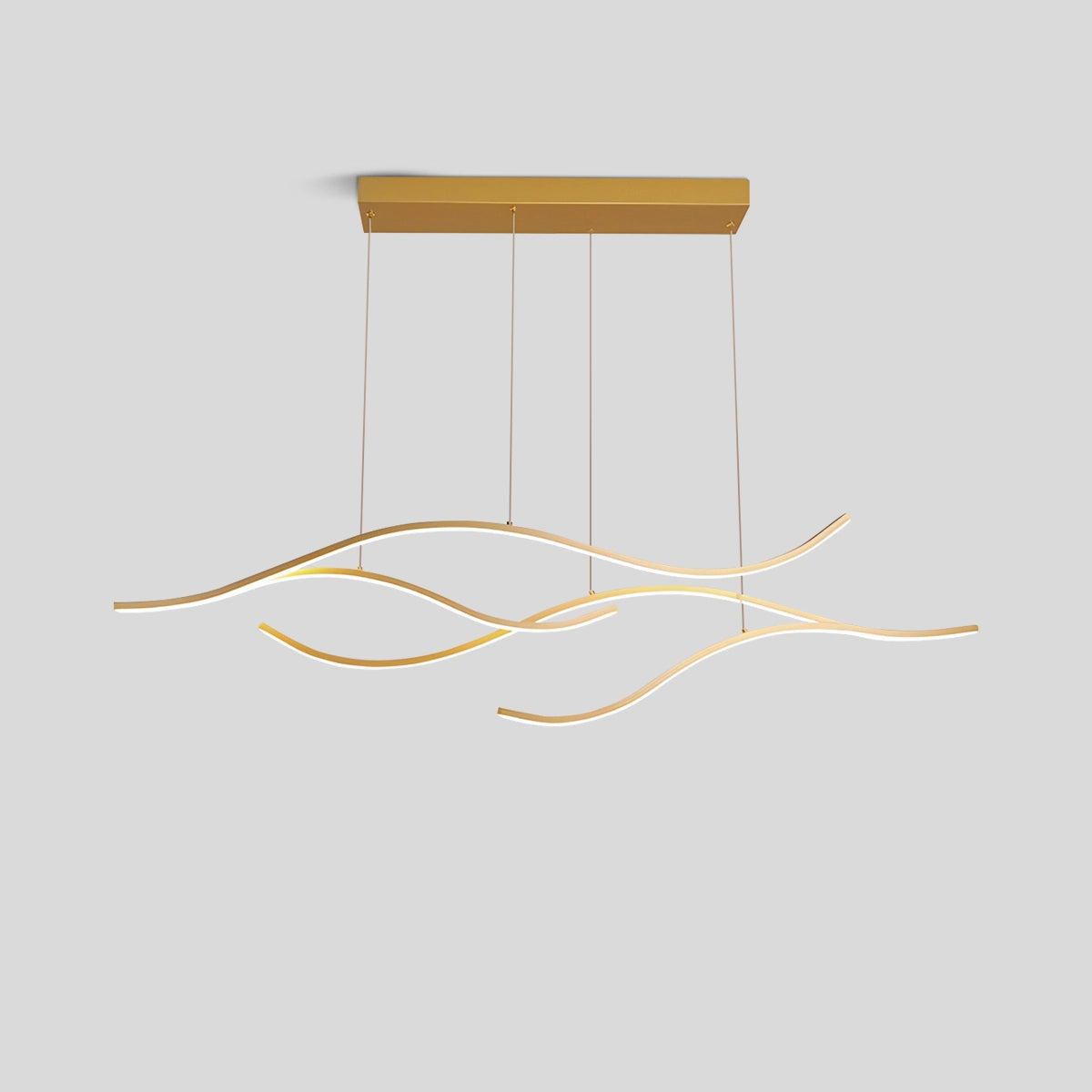 Antizer Modern Waves Hanging Pendant Light