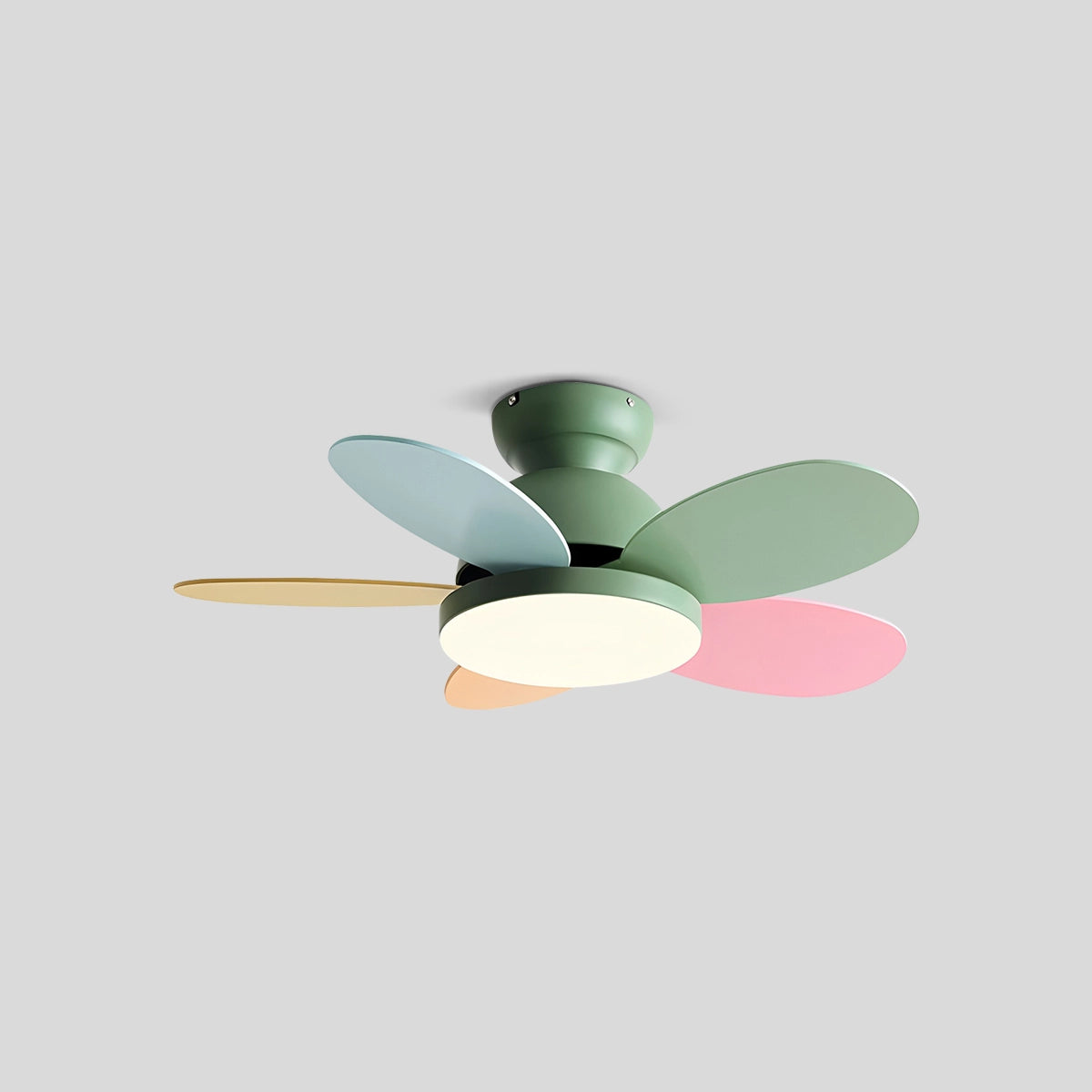 Antizer Scandi Wood Ceiling Fan Lamp for Children’s Room