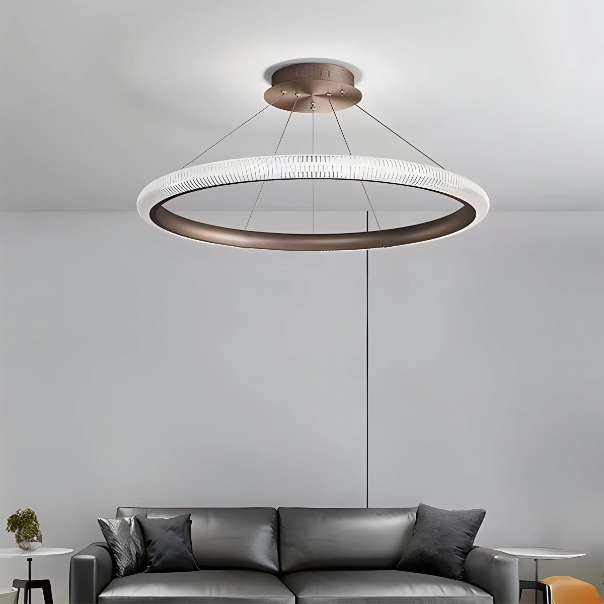 Antizer Nordic Circular Chandelier for Living Room