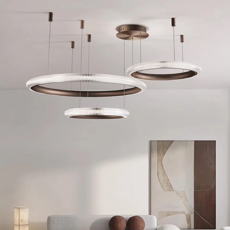 Antizer Nordic Circular Chandelier for Living Room