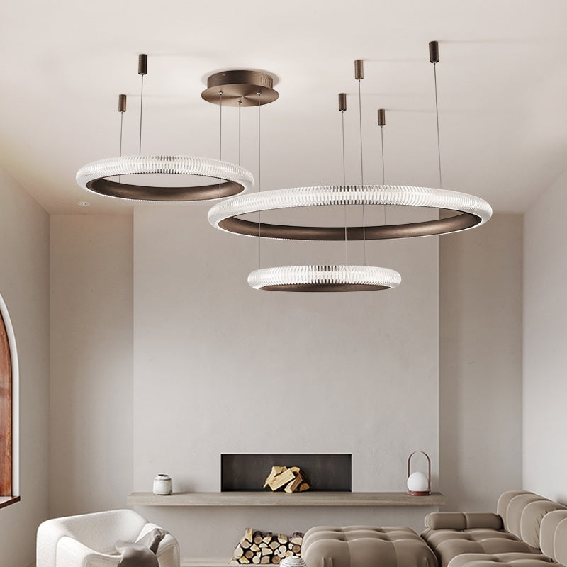 Antizer Nordic Circular Chandelier for Living Room