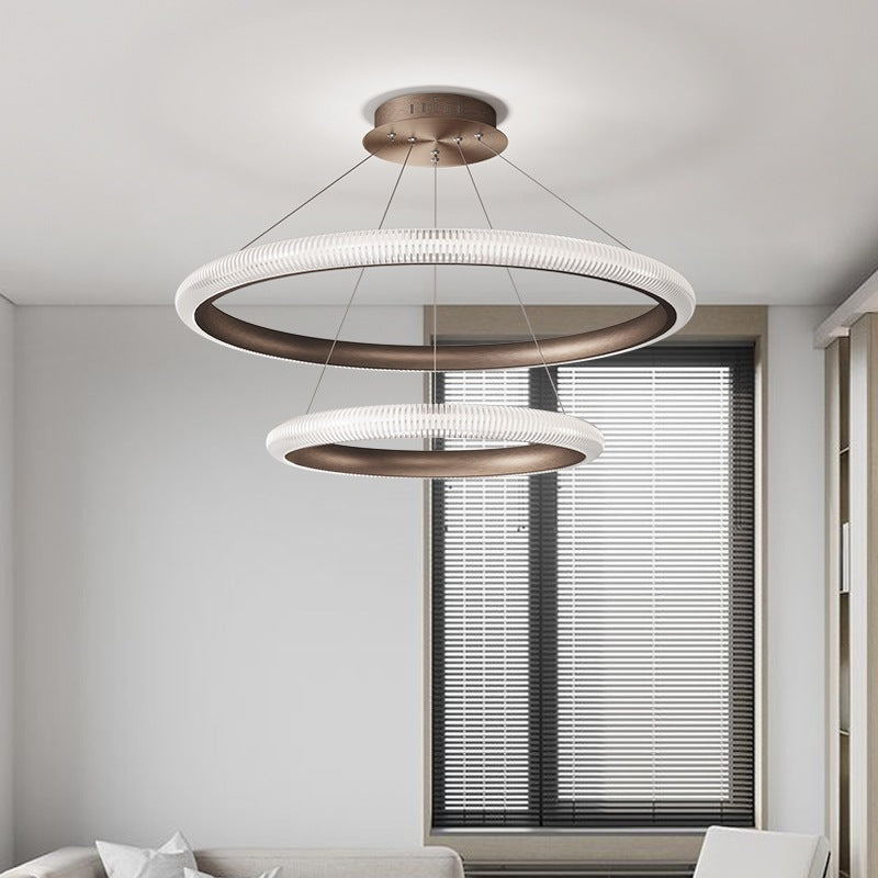Antizer Nordic Circular Chandelier for Living Room